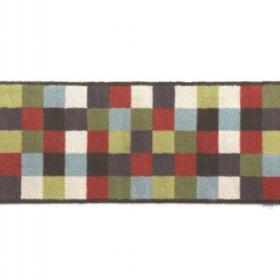 HugRug™ Eco-Friendly Barrier Mat: 'Check 10' Runner