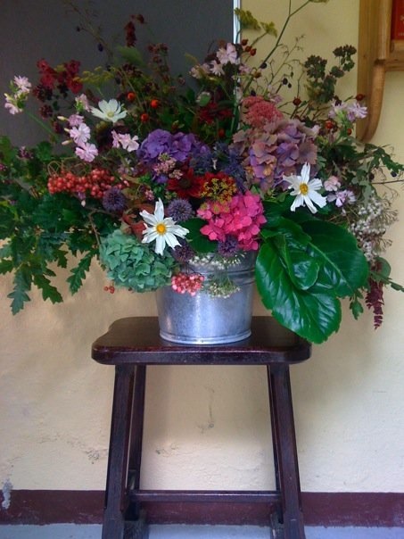 Natural flower arrangement